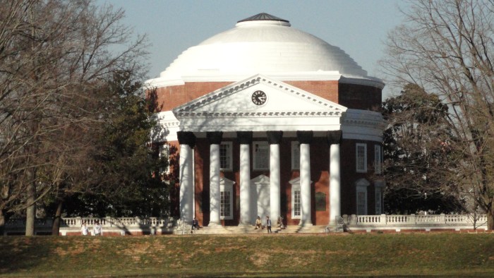 Jefferson's Rotunda, the original library at UVa