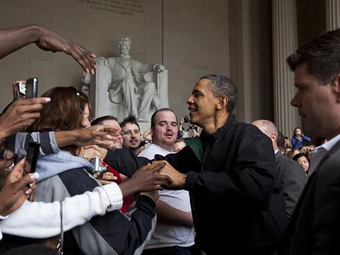 Obama - Lincoln Memorial - Getty Images
