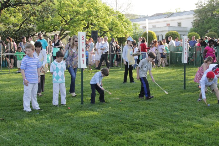Easter Egg Rolling Race