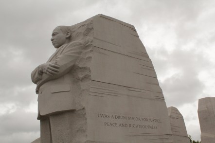 MLK Statue - Drum Major Quote