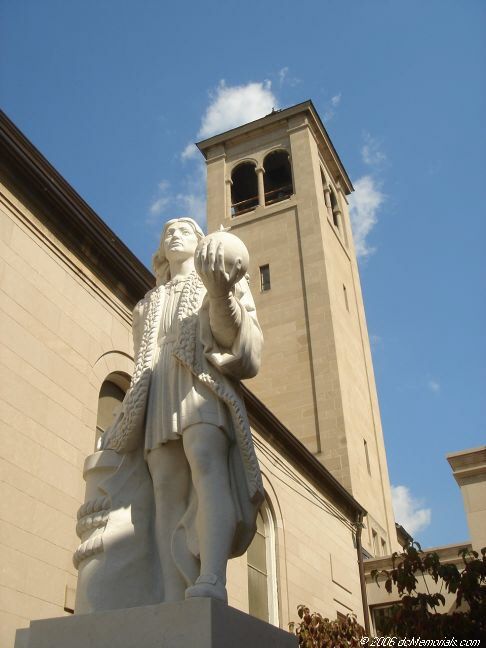 Columbus Statue - Holy Rosary Church