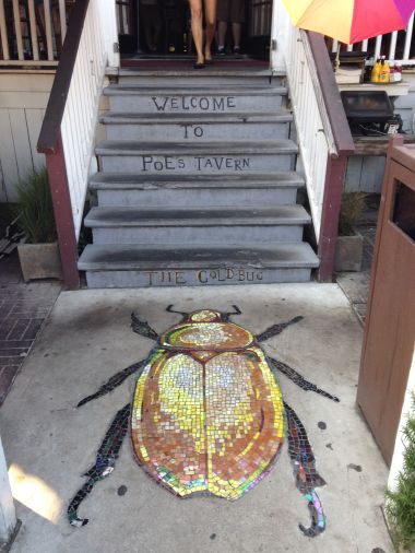 The famous Gold Bug at Poe's Tavern on Sullivan's Island.